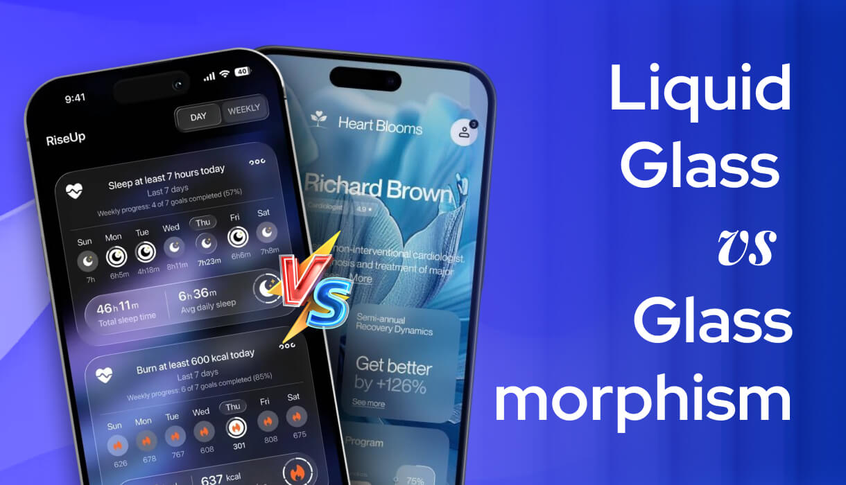 Liquid Glass vs Glassmorphism