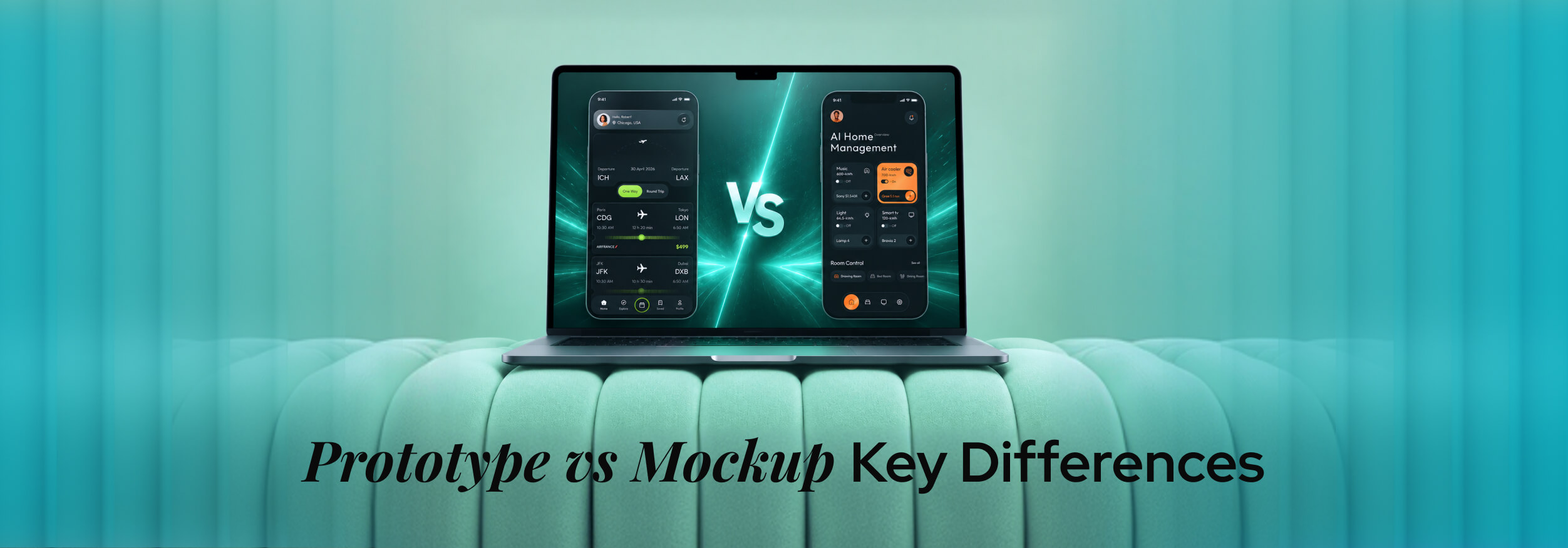 Prototype vs Mockup