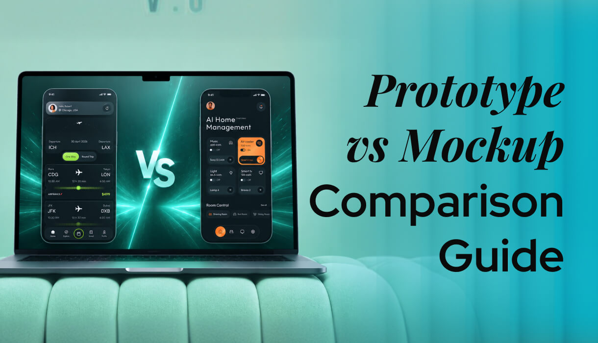 Prototype vs Mockup